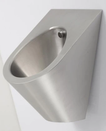Rear Mount, High Efficiency Stainless Steel Security Urinal